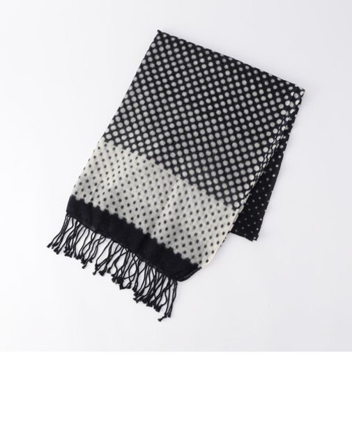 ドットグラデーションストール