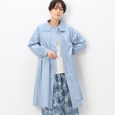 【洗える】シャンブレータフタ ライナー付き スプリングコート