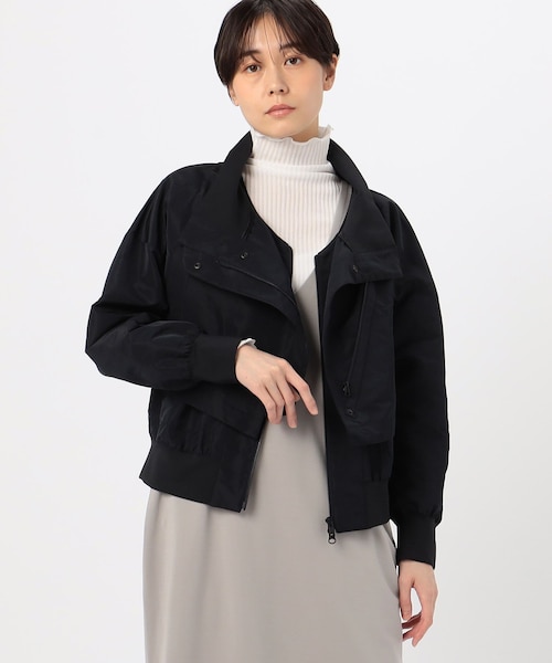 バティック柄キルト ノーカラーブルゾン｜ギャバジンK．Tの通販