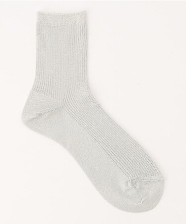 ラメ リブソックス