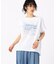 プレーティング天竺 ロゴプリントTシャツ