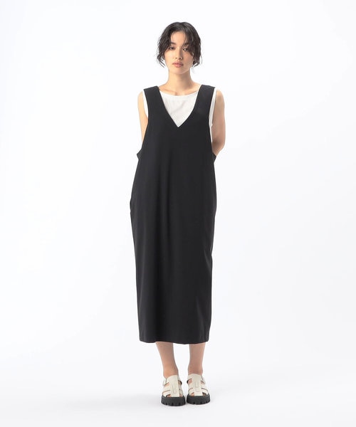 ケーブルニットベスト付き ワンピース｜ギャバジンK．Tの通販｜&mall