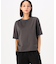60／- プレーティング天竺 キレイめTシャツ
