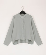 ストレッチタフタ シャツブルゾン