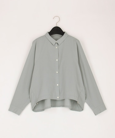 ストレッチタフタ シャツブルゾン