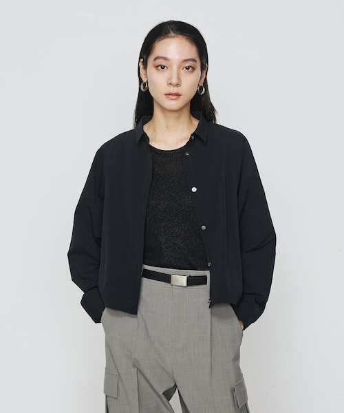 ギャバジン K．T（Gabardine K．T）/ストレッチタフタ シャツブルゾン ストレッチタフタ シャツブルゾン｜ギャバジンK．Tの通販｜&mall