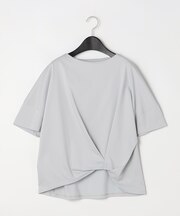 〔 +サイズ 〕 プレーティング天竺 ワンタックプルオーバー