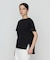 〔 +サイズ 〕 プレーティング天竺 袖シアーTシャツ