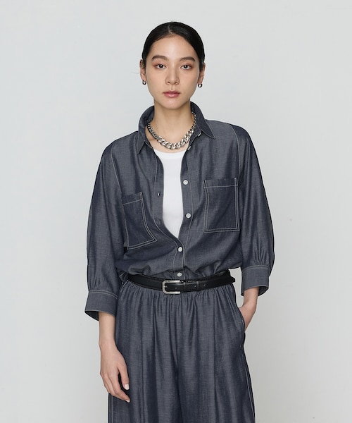 セットアップ対応】ナイロン2WAYストレッチ ノースリーブプルオーバー