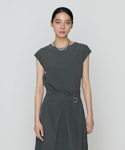 【セットアップ対応】ナイロン2WAYストレッチ ノースリーブプルオーバー