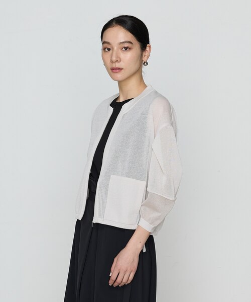 Gabardine K.T オーガニックコットン×リサイクルPe シアーブルゾン オーガニックコットン×リサイクルPe シアーブルゾン｜ギャバジンK．T