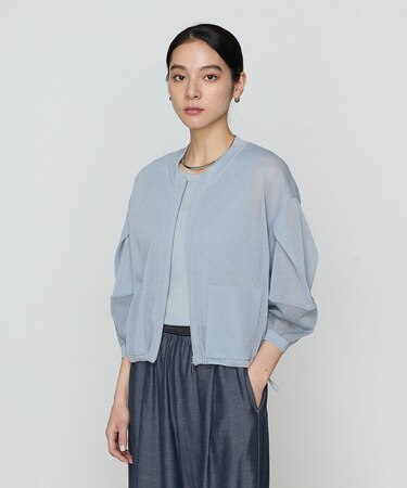 オーガニックコットン×リサイクルPe シアーブルゾン