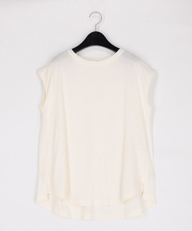 和紙ジャージー ノースリーブカットソー