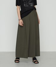 〔 +サイズ 〕 トリアセタイプライター キュロットパンツ