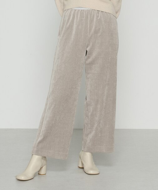 〔 +サイズ 〕 コーデュロイ ワイドパンツ