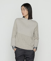 ストレッチモール マシュマロニットミラノリブセーター