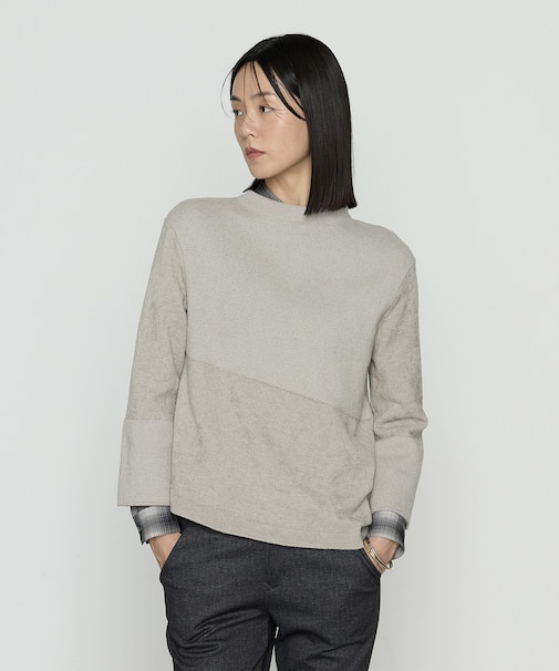 ストレッチモール マシュマロニットミラノリブセーター