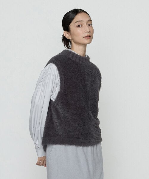 サイズ 〕 紙ツイル ジレ｜ギャバジンK．Tの通販｜&mall（アンド