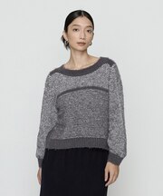 〔 +サイズ 〕 ふわもこモールシャギーヤーン ファーセーター