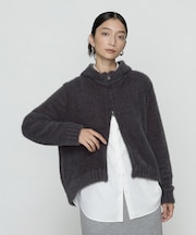 〔 +サイズ 〕 マイクロナイロンフェザーヤーン パーカ