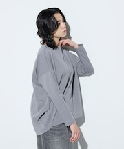 〔 +サイズ 〕 80ポンチ ゆったりプルオーバー