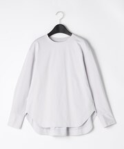 プレーティング天竺 袖カフスカットソー