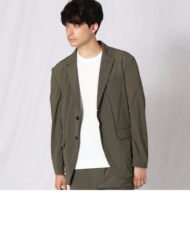 リップストップナイロン　パッカブルセットアップジャケット