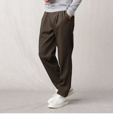 中空ポリエステルカルゼ　セットアップ２プリーツスラックス