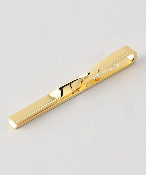 ツイスト×レーザーマーキング市松　ネクタイピン