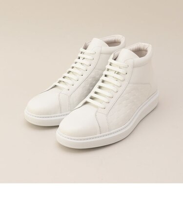 市松柄　ブロックチェックスニーカー HIGH