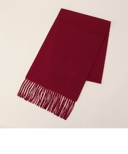 ソリッドカシミヤマフラー