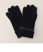 天竺バイカラーニットグローブ　