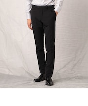 マルチカラーストライプ　ポリエステル セットアップスラックス