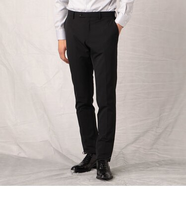 マルチカラーストライプ　ポリエステル セットアップスラックス