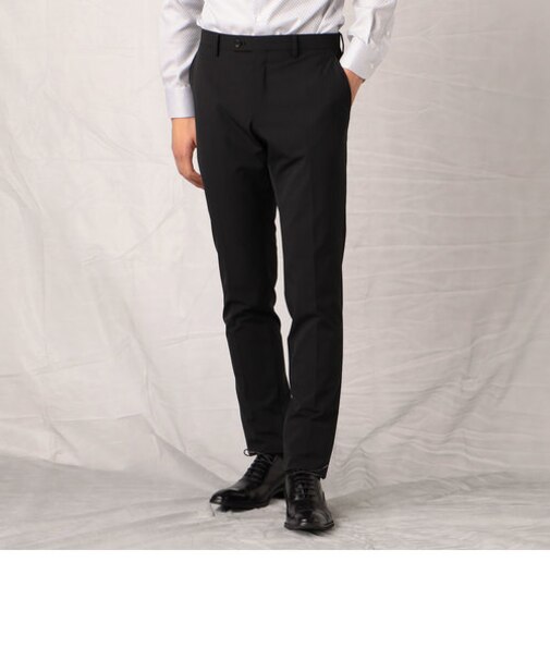 マルチカラーストライプ　ポリエステル セットアップスラックス