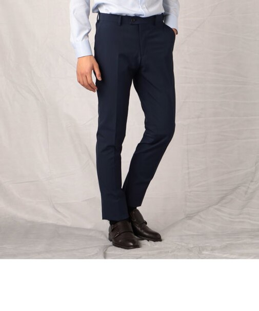 ポリエステルドビークロス　マイクロブロックチェック　セットアップスラックス