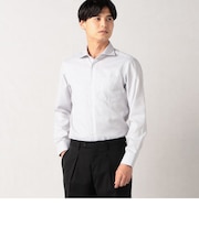 【形態安定】NEW 市松柄ドレスシャツ