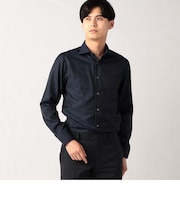 【形態安定】NEW 市松柄ドレスシャツ