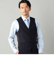 ウールトロピカル プレーンカラー ベスト