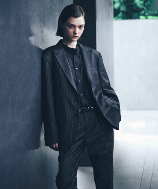 ギガダルテロン プレーディング2WAYストレッチ バンドカラーシャツ