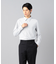 トリコットストライプSLIMMODEL レギュラーカラーシャツ