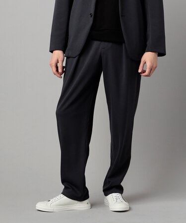 【セットアップ対応】エアリークッションナイロンジャージー インタックパンツ