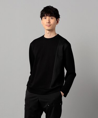 柄切り替えデザイン ロングスリーブ