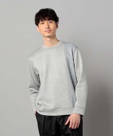 柄切り替えデザイン ロングスリーブ