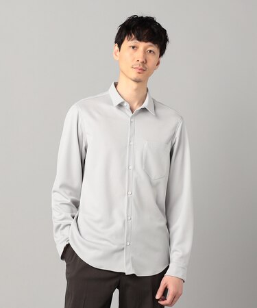 千鳥ジャージー キーボードシャツ