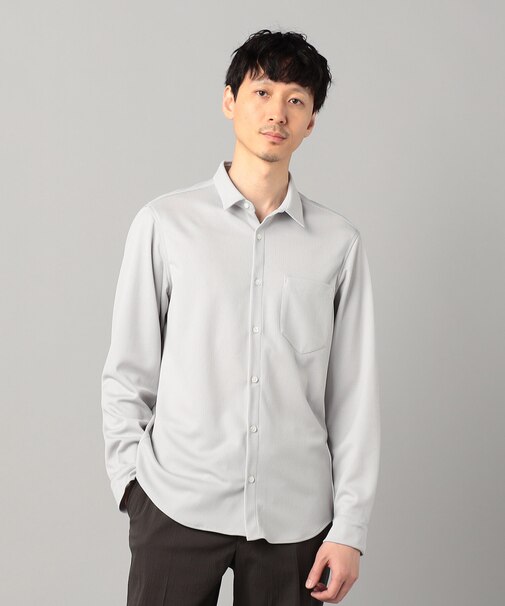 千鳥ジャージー キーボードシャツ