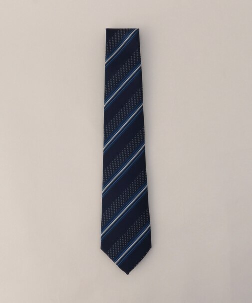 レジメンタルストライプ柄 レギュラータイ