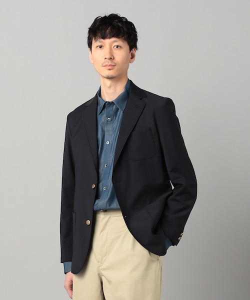 美品　コムサメン　ブレザー　ネイビー　46 ネイビー ブレザー｜コムサ・メンの通販｜&mall（アンドモール