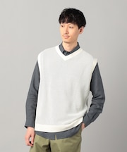 ペーパーヤーン透かし編み ベスト