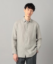 〔LIBECO社〕ベルギーリネンブロード レギュラーカラーシャツ